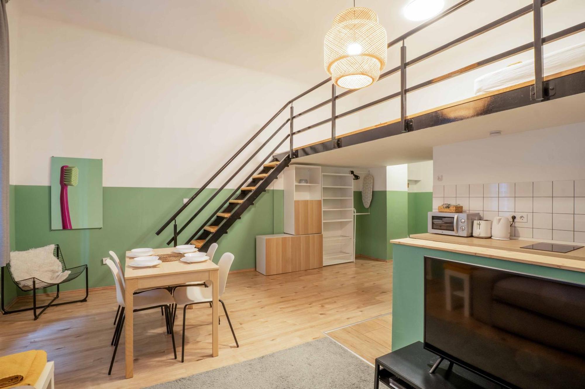 Cosy Studio In Terezvaros W41 Green Budapest Bagian luar foto