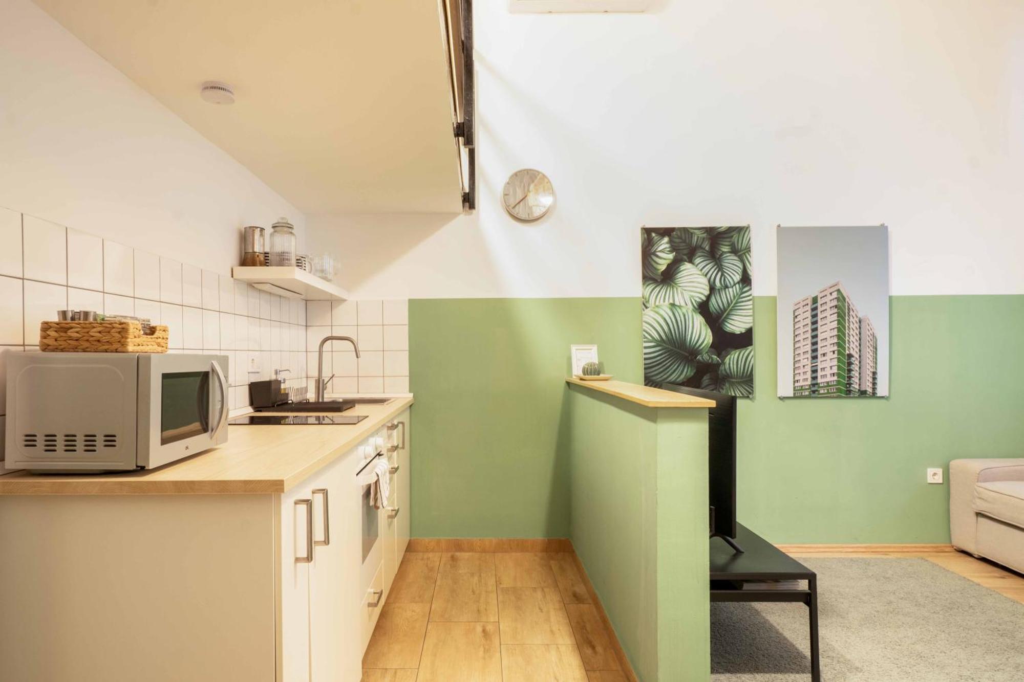 Cosy Studio In Terezvaros W41 Green Budapest Bagian luar foto