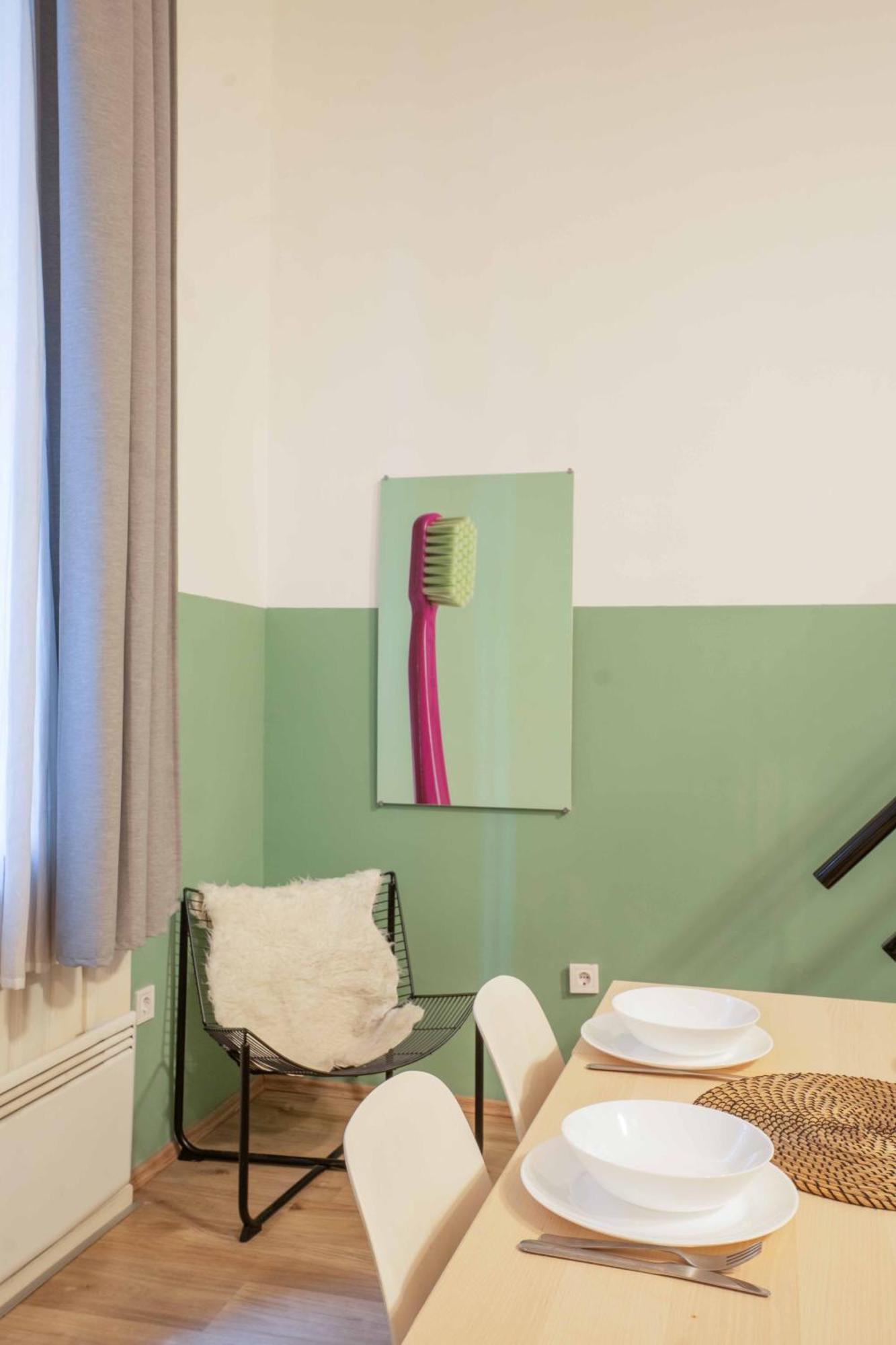 Cosy Studio In Terezvaros W41 Green Budapest Bagian luar foto